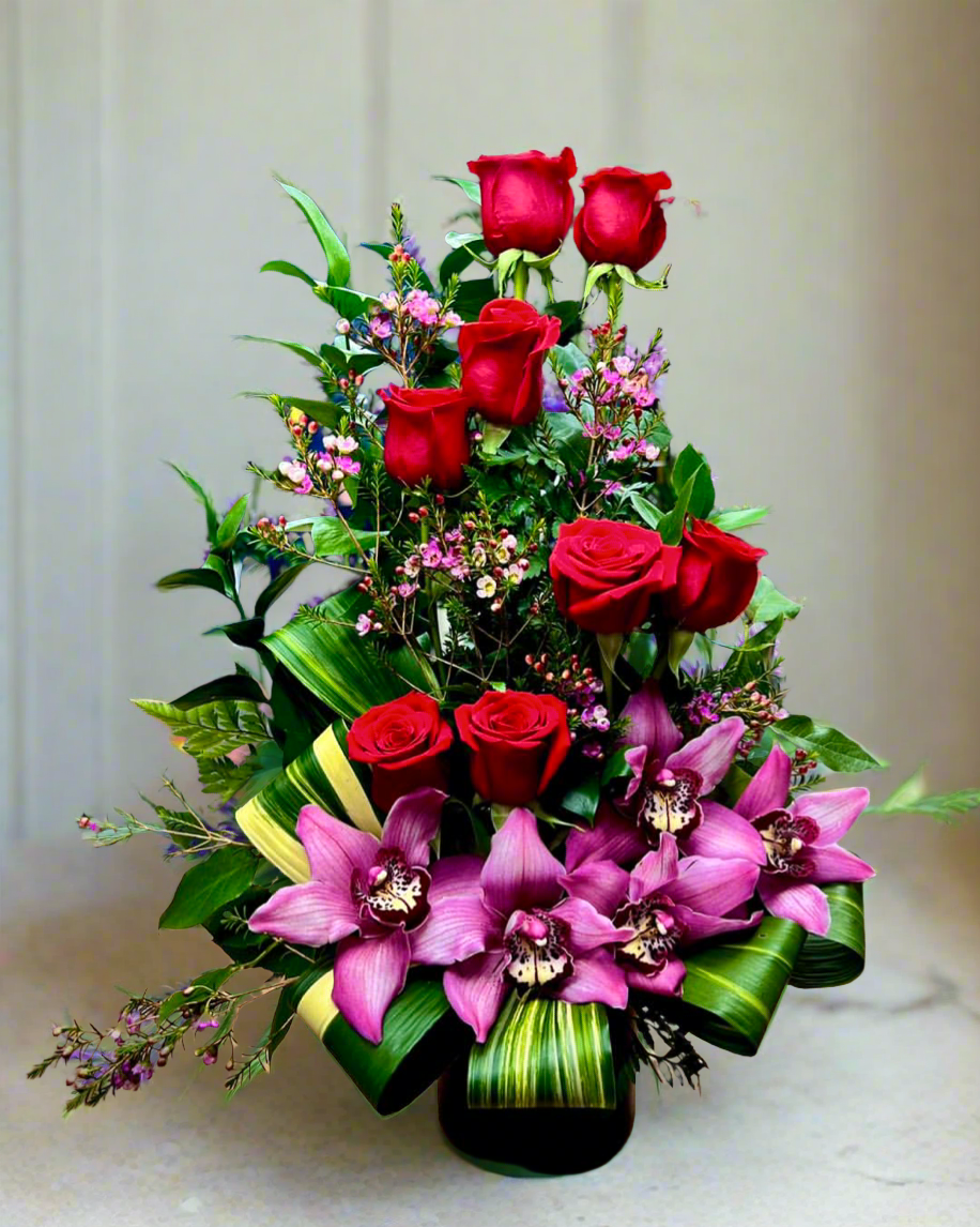 roses orchid floral delivery dallas